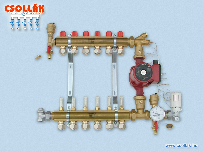 Padlófűtés osztó gyűjtő ár